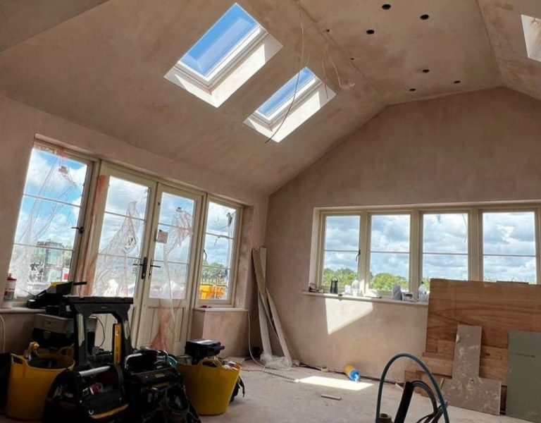 Expert plastering London rendering services